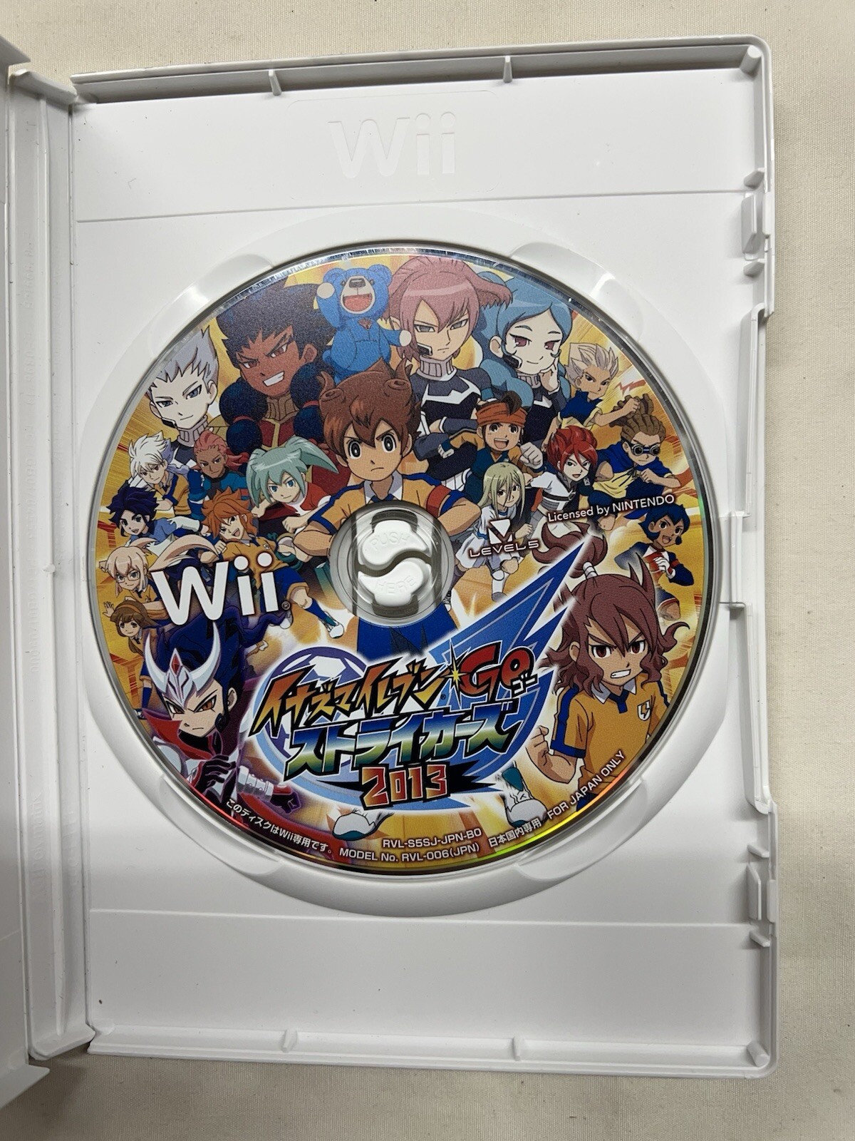 Nintendo Wii Inazuma Eleven Go Strikers 2013 Japanese Edition Game Only