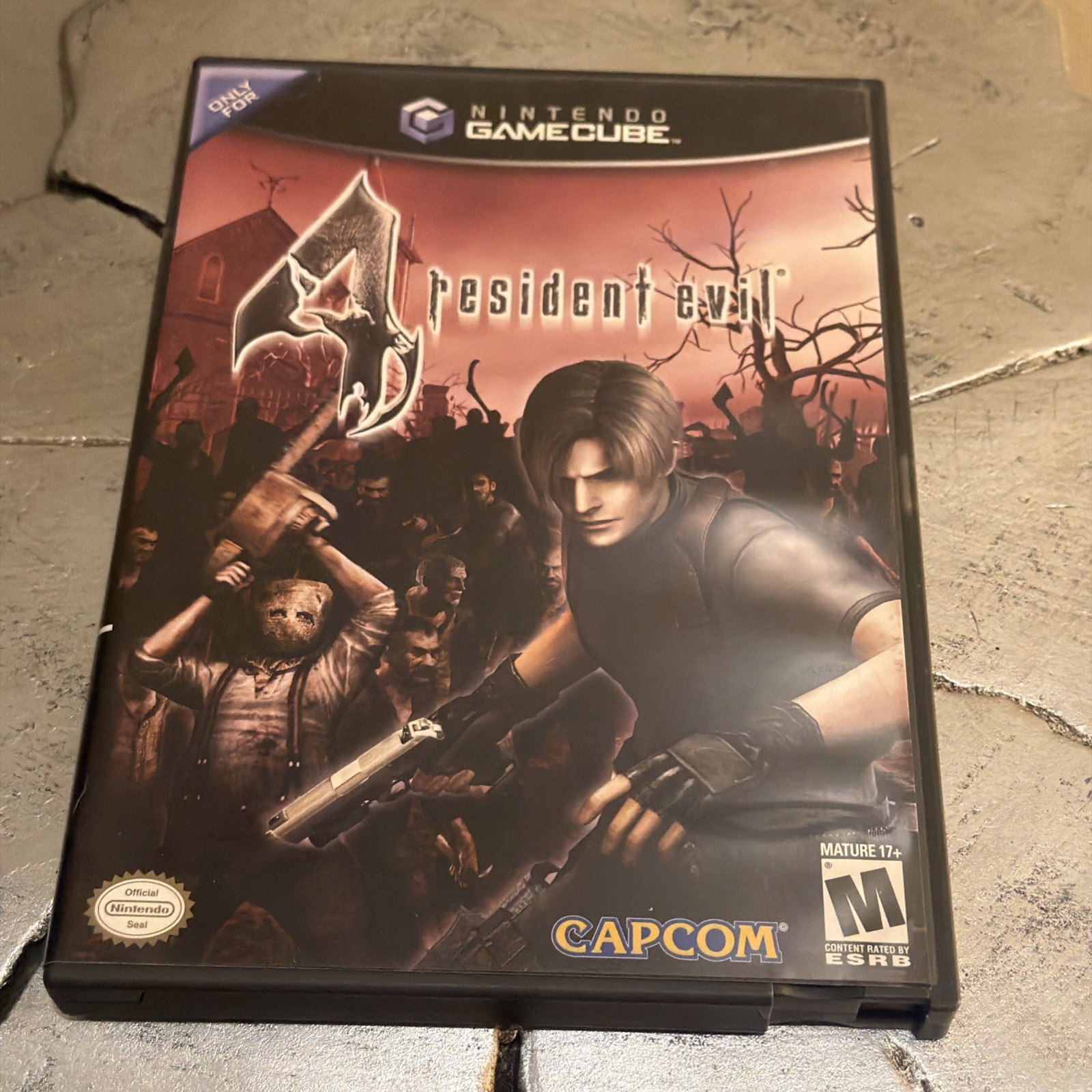 RESIDENT EVIL 4 (Nintendo GameCube, 2005) BLACK LABEL CIB Read