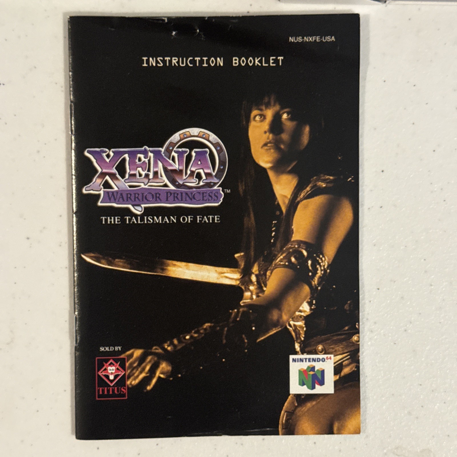 Xena Warrior Princess The Talisman of Fate Nintendo 64 N64 Complete Authentic