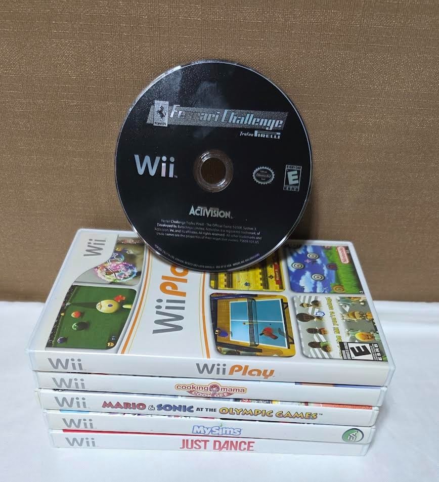 Wii LOT of 6 Various Video Games Nintendo – ALL TESTED – SAVE – LOT of 6 Games