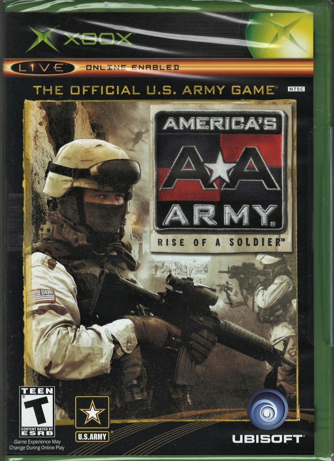 America”s Army: Rise of a Soldier Xbox (Brand New Factory Sealed US Version) Xb