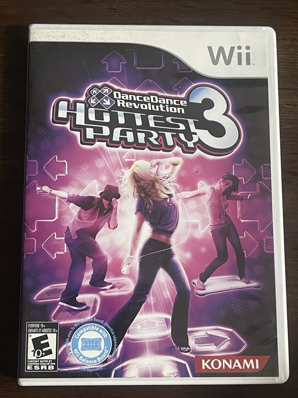 Dance Dance Revolution Hottest Party 3 (Nintendo Wii, 2009) CIB