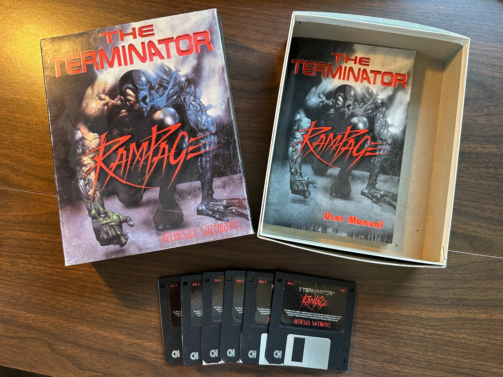 The Terminator Rampage (PC Game) 1993 HD Disk