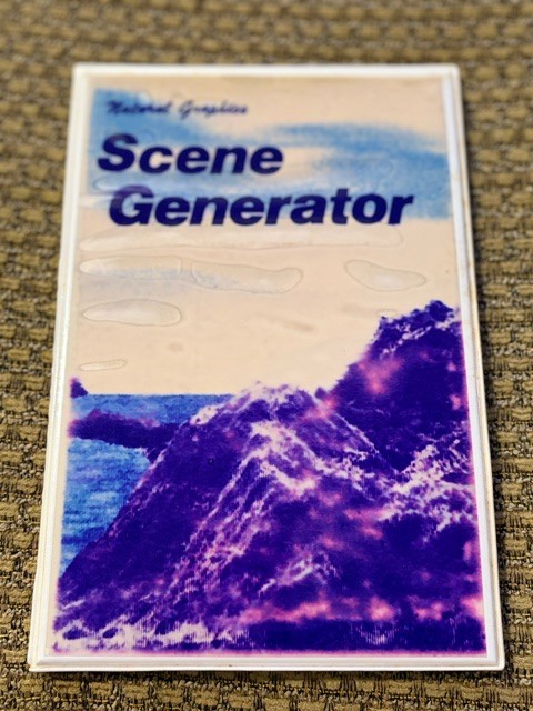 SCENE GENERATOR AMIGA GAME W/ BOX + PAPERS CLASSIC COMPUTER SEE PICS