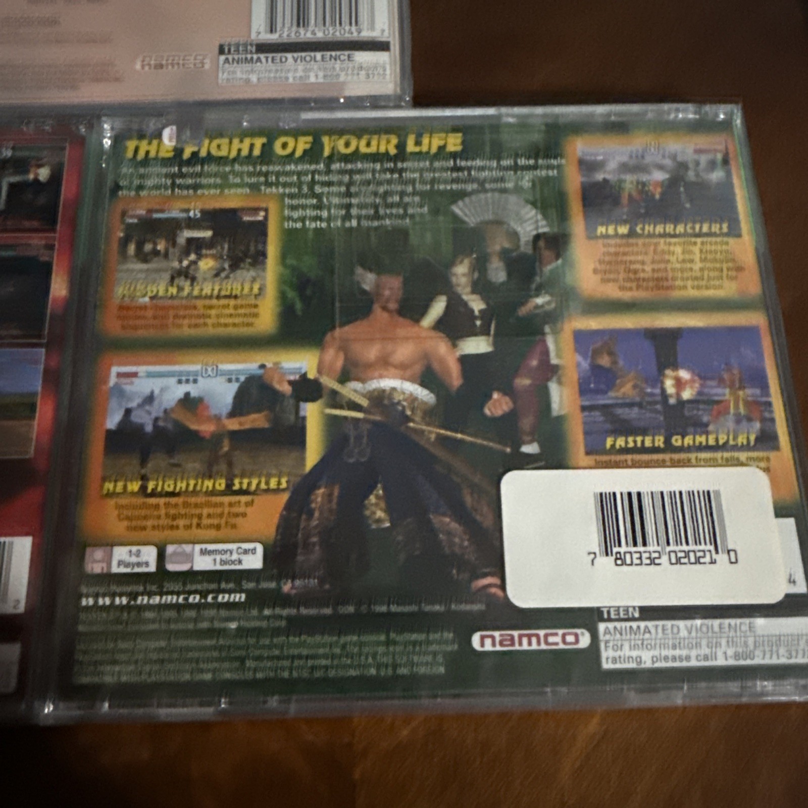Tekken 1, Tekken 2, & Tekken 3 Greatest Hits Brand New Sealed