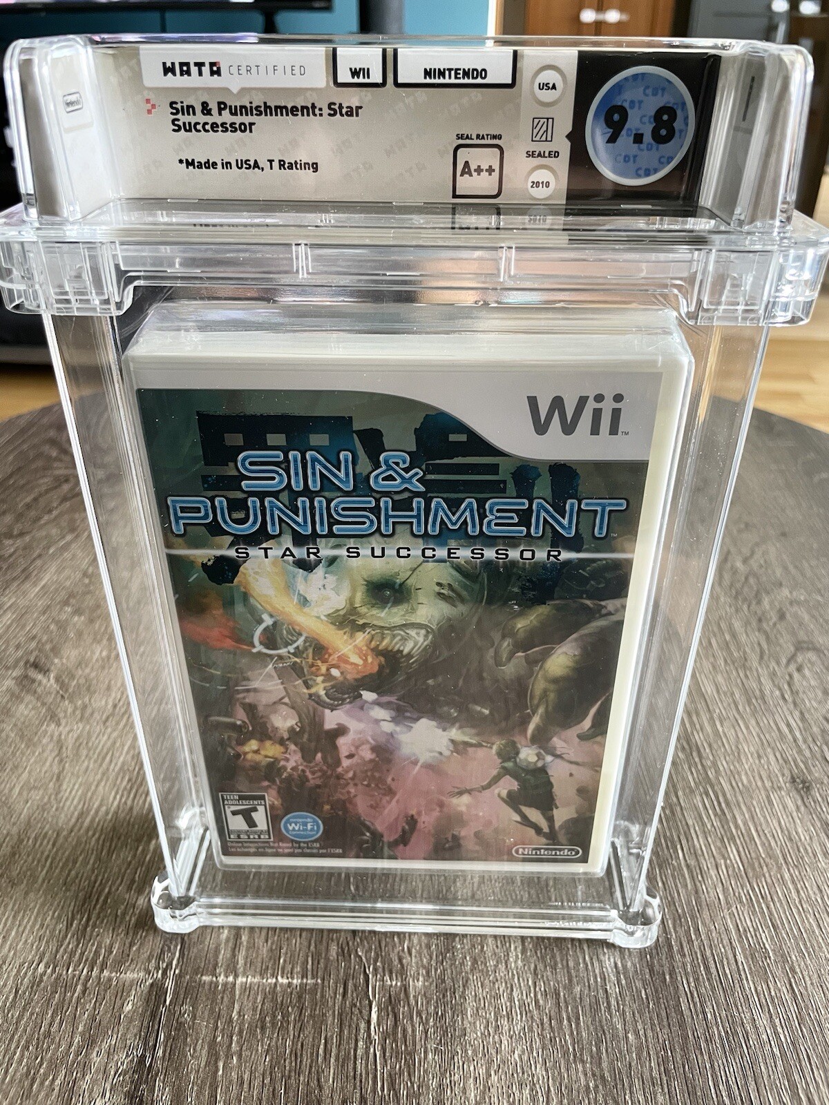 Wii Sin and Punishment: Star Successor WATA Games 9.8 A++ New Sealed