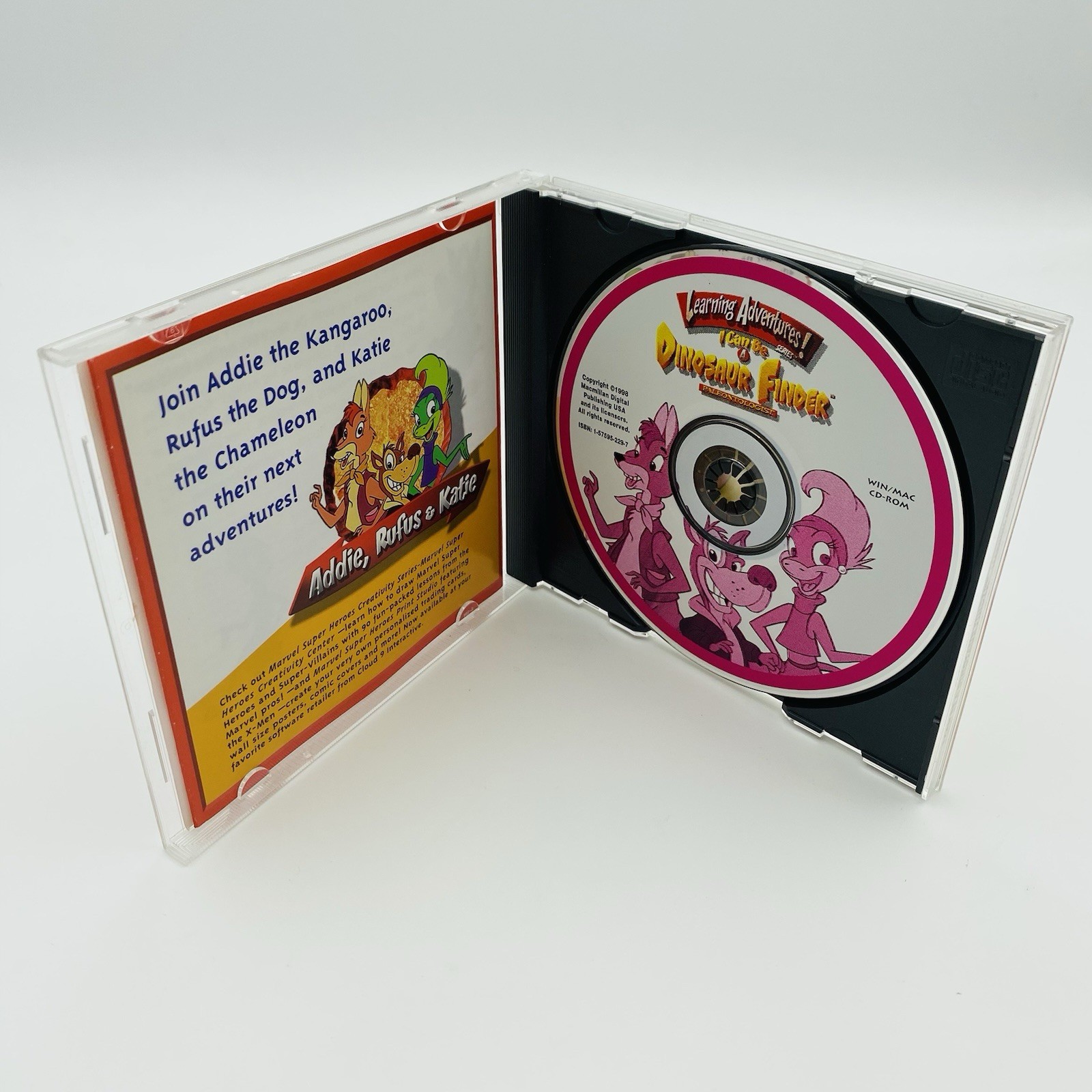 Learning Adventures: I Can Be A Dinosaur Finder Paleontologist MAC PC CD-ROM CIB