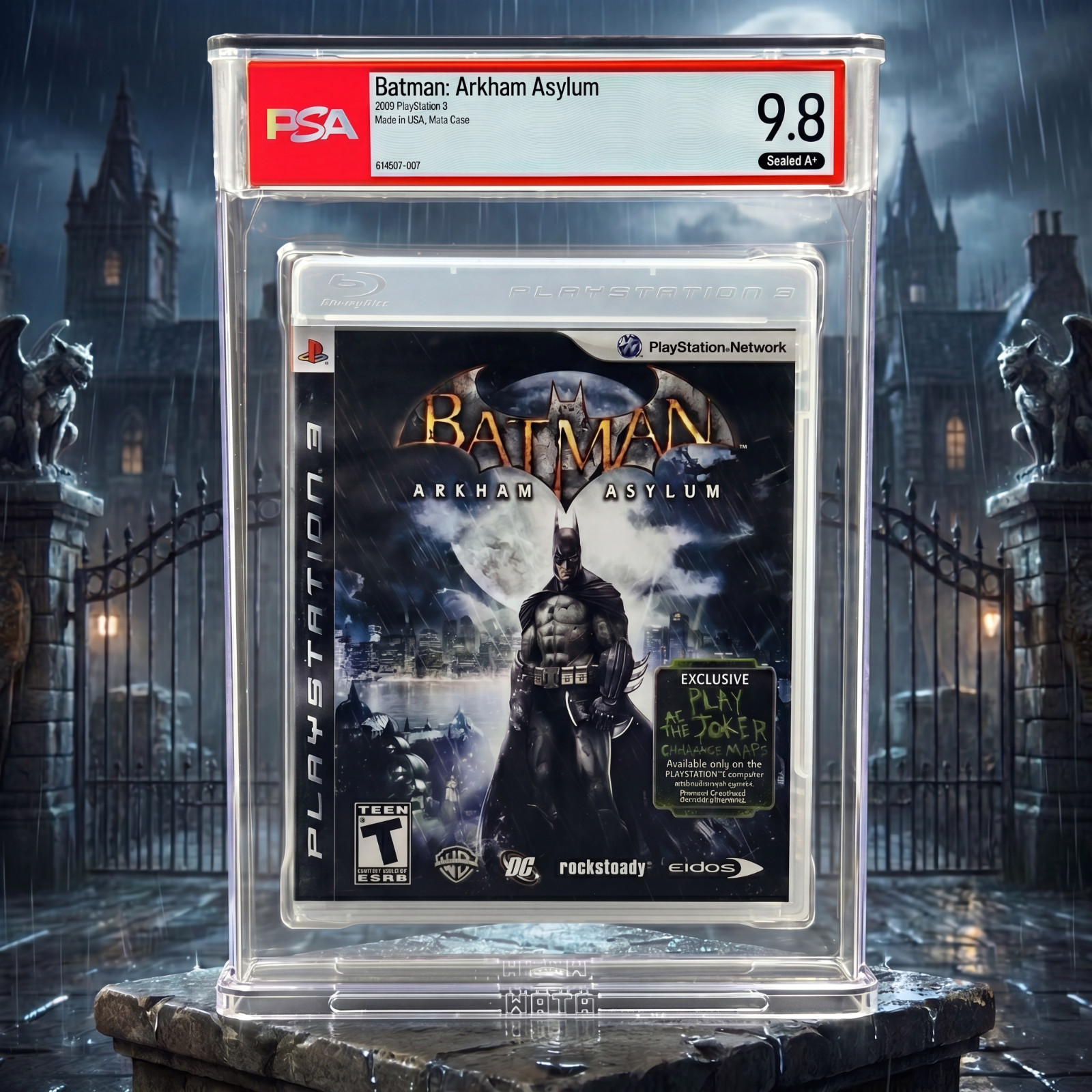 Batman: Arkham Asylum • PSA 9.8 A+ • 1st Print • PlayStation 3