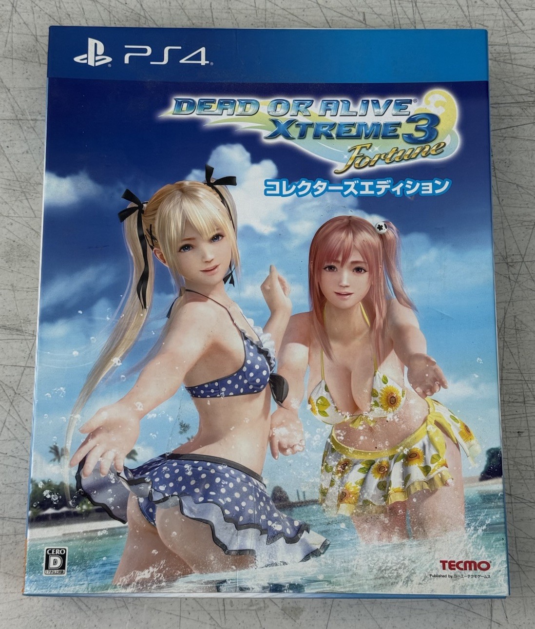 Dead or Alive Xtreme 3 Fortune Limited Box PS4 Collector’s Edition Tested Japan