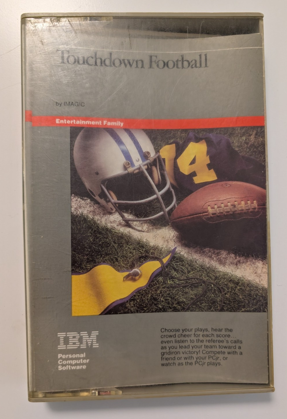 Vintage IBM Touchdown Football Complete In Case 1984