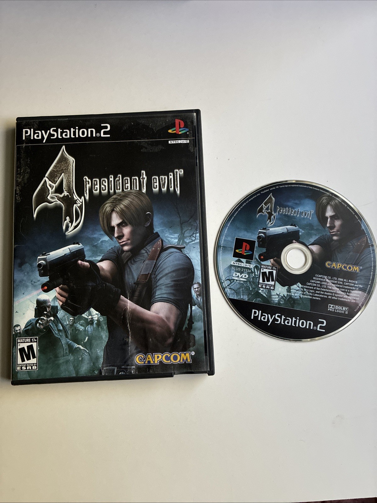 Resident Evil 4 (PlayStation 2, 2005) Tested & Working
