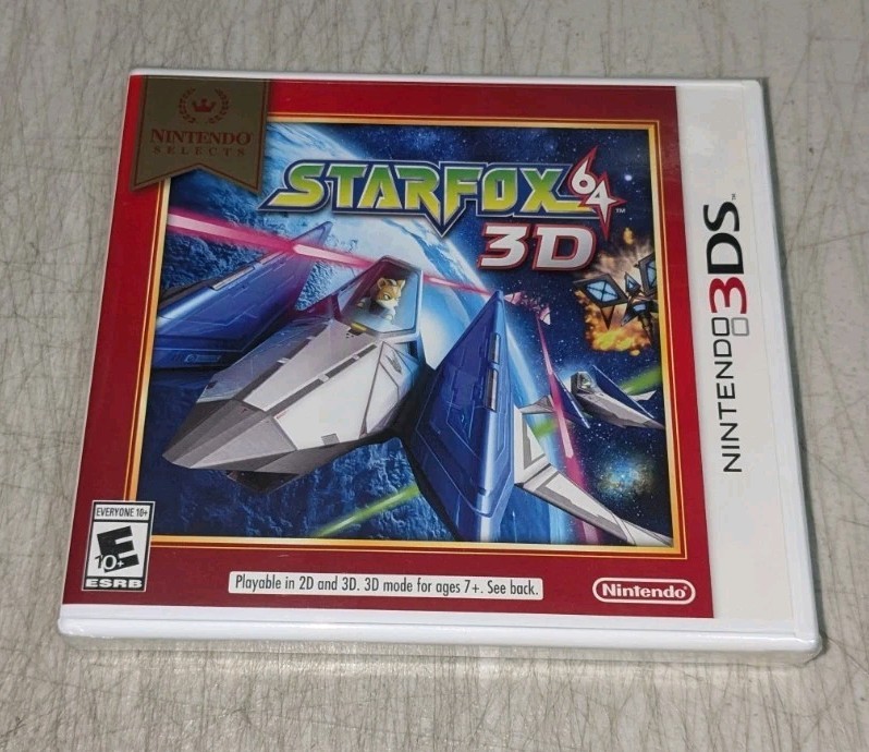 Star Fox 64 3D (Nintendo Selects) 3DS Brand New Factory Sealed