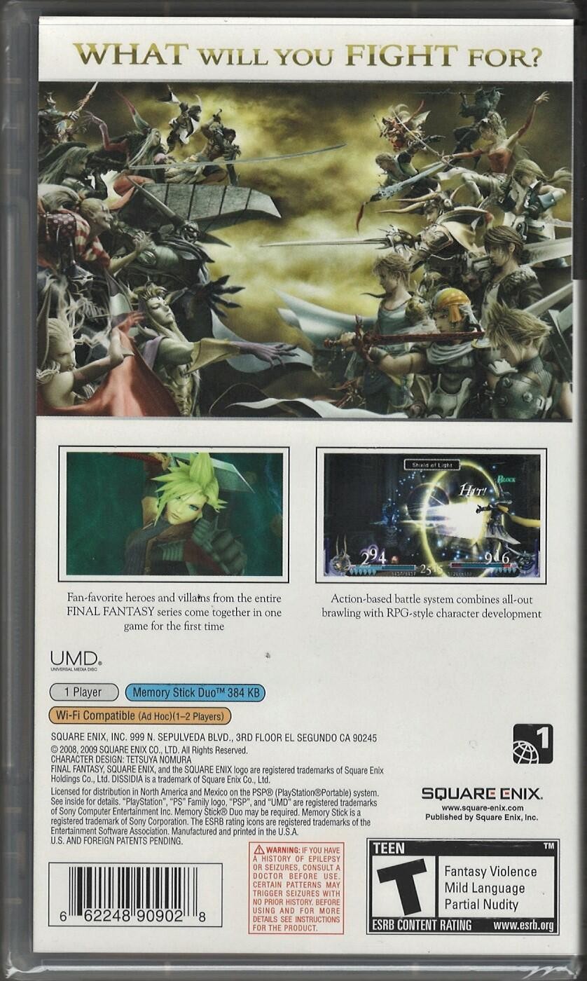 Dissidia Final Fantasy – Sony PSP