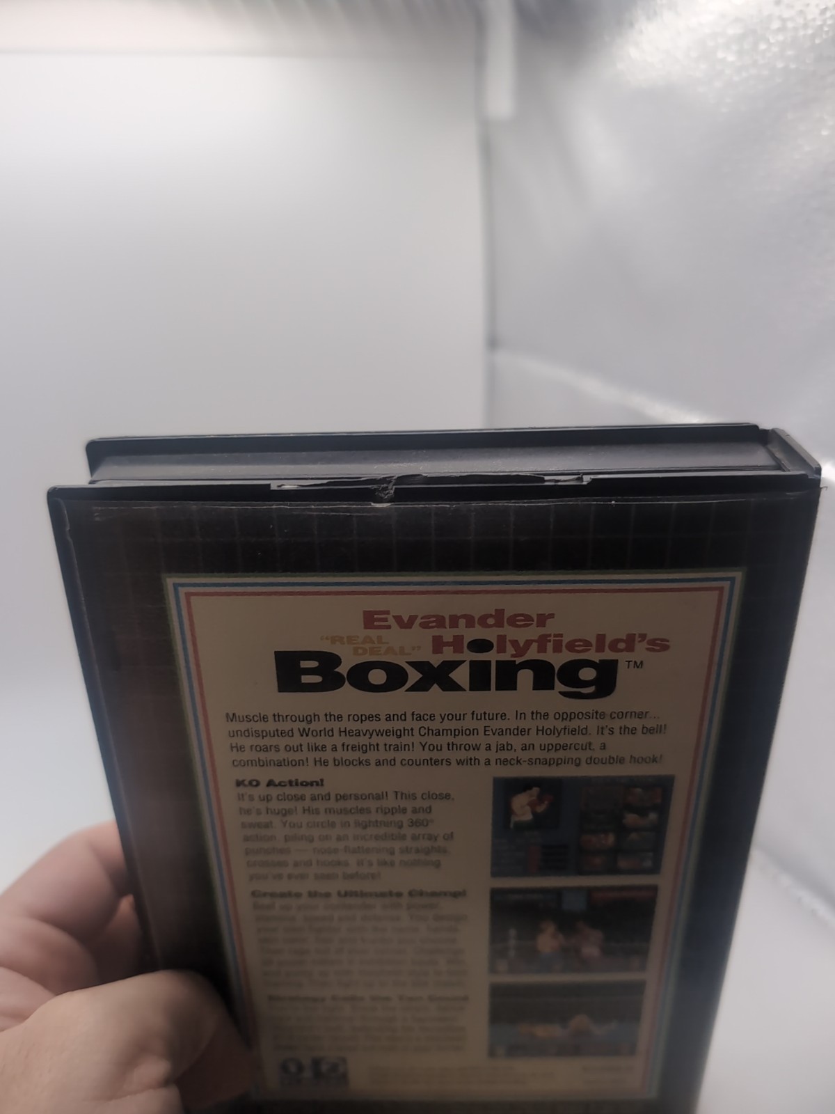 Evander ”Real Deal” Holyfield Boxing Sega Genesis Complete in Box