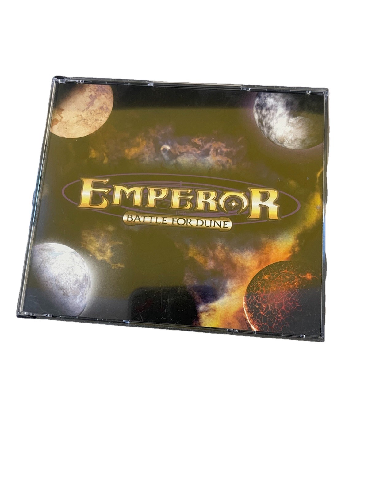 EMPEROR BATTLE FOR DUNE Electronic Arts 4 Discs Serial Number PC CD ROM Game H71