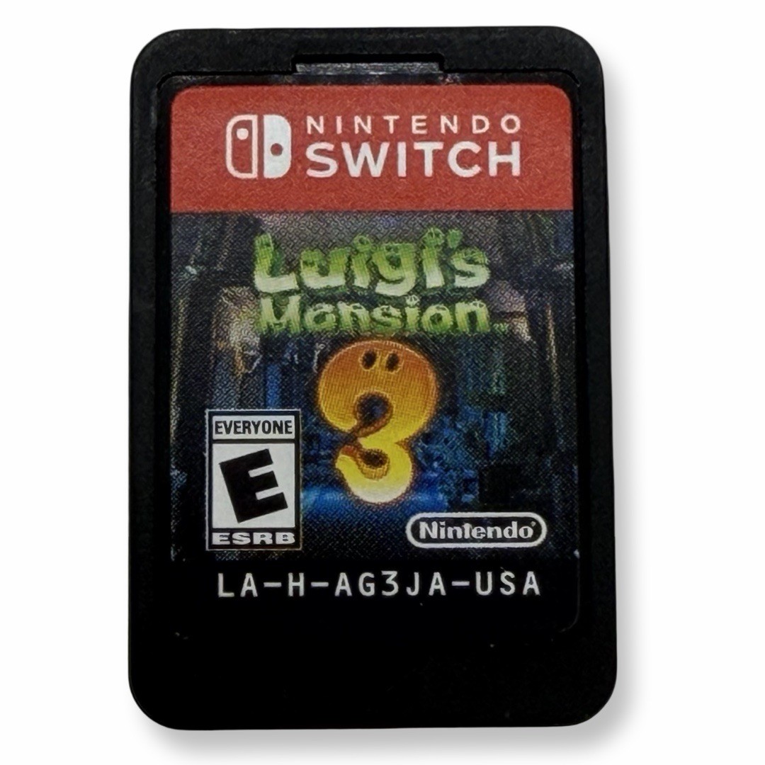 Luigi’s Mansion 3 Nintendo Switch Game Cartridge LA-H-AG3JA-USA ESRB E