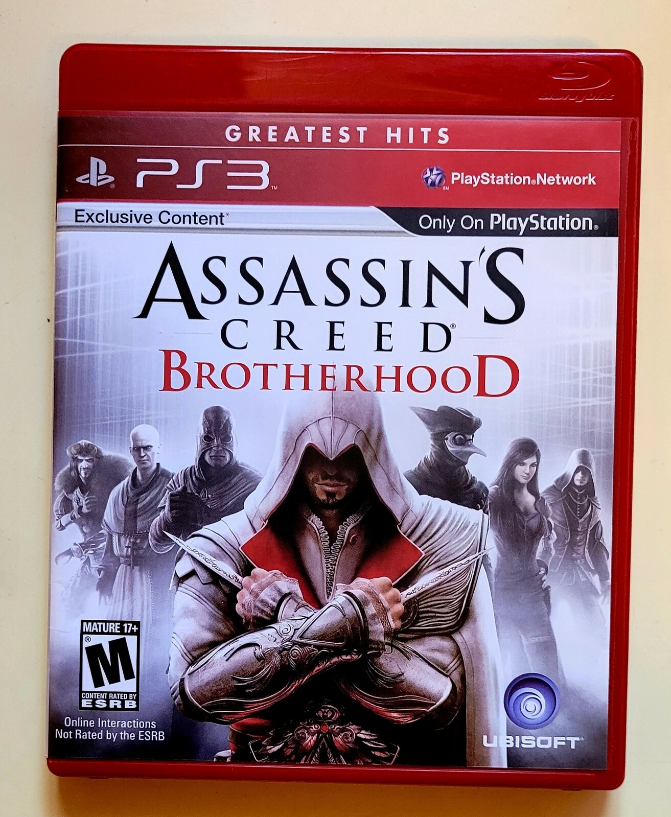 PS3 Assassin’s Creed Brotherhood Rated M Mature 17+ Conquer Rome Free Shipping