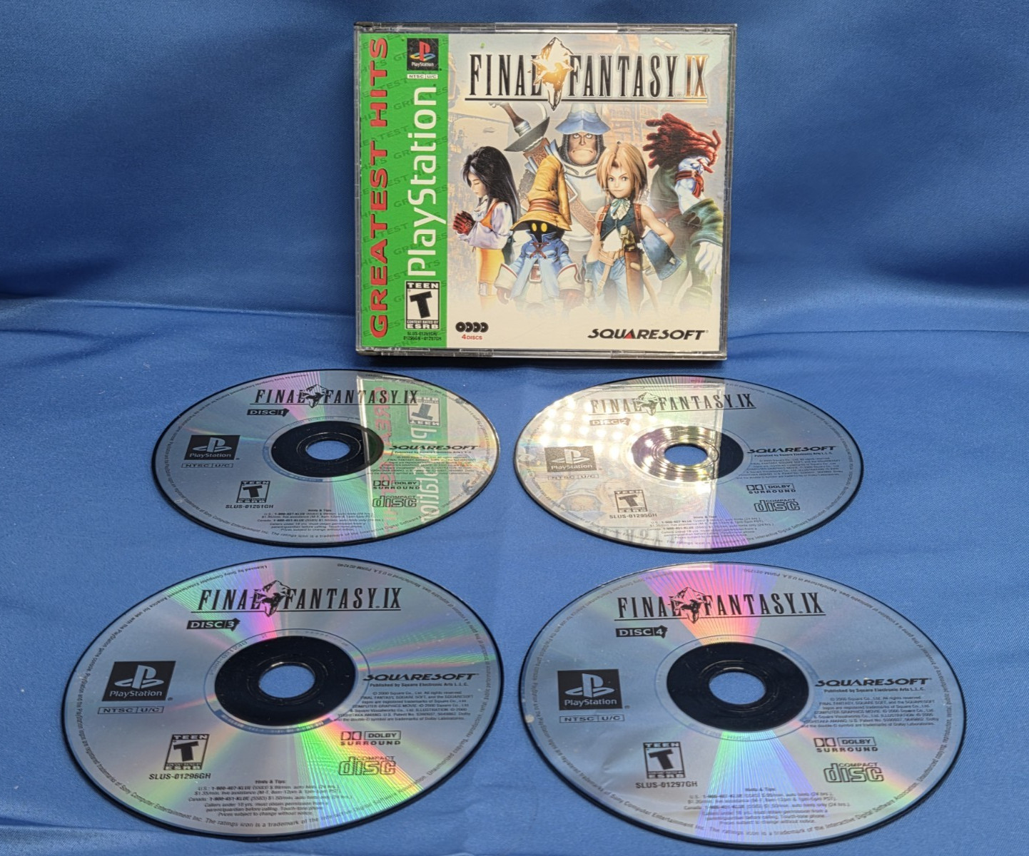 Final Fantasy 9 IX Sony PlayStation 1 Greatest Hits 2000 Complete in Box