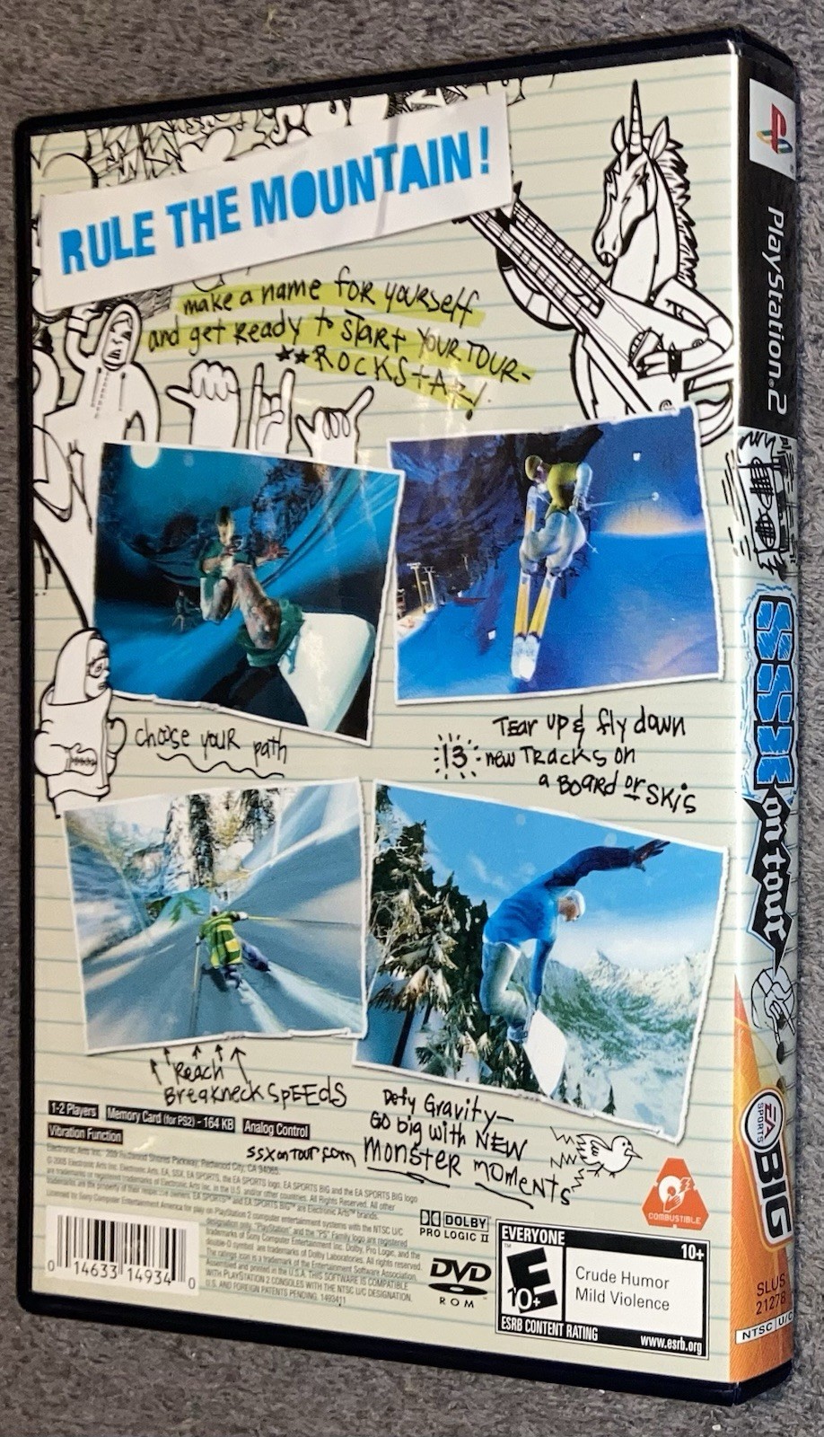 SSX On Tour: Playstation 2 Sony PS2 Snowboarding Skiing Game