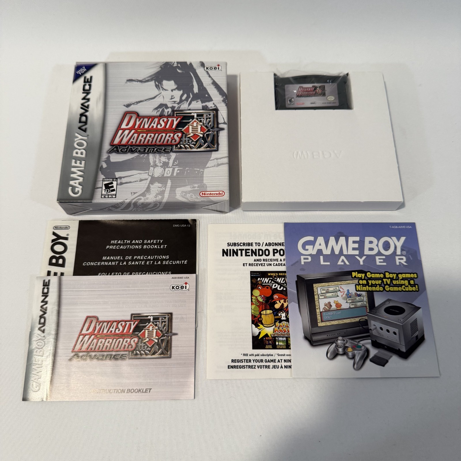 Dynasty Warriors Advance GBA Koei Tactical Action Video Game CIB Complete