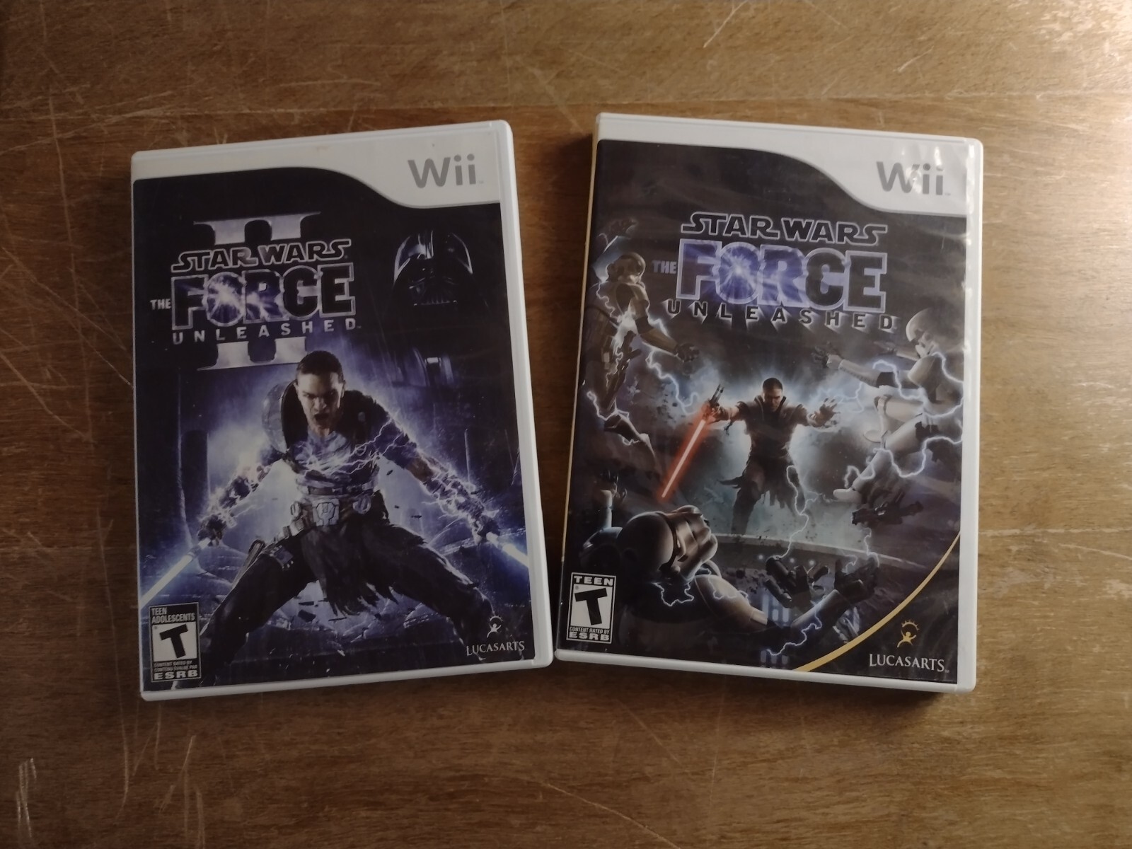 Wii Star Wars Unleashed 1 & 2 + New 16 Page Extra Large Coloring Book