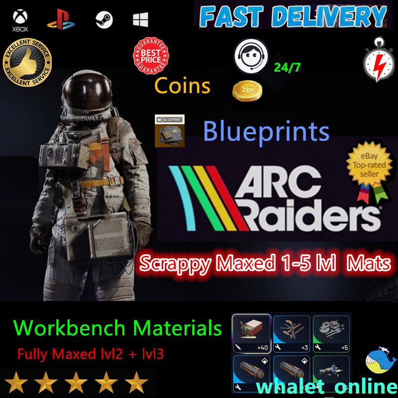 ARC Raiders Blueprints/Coins/Weapons/Crafting Materials Fast trade🚀Virtual Item