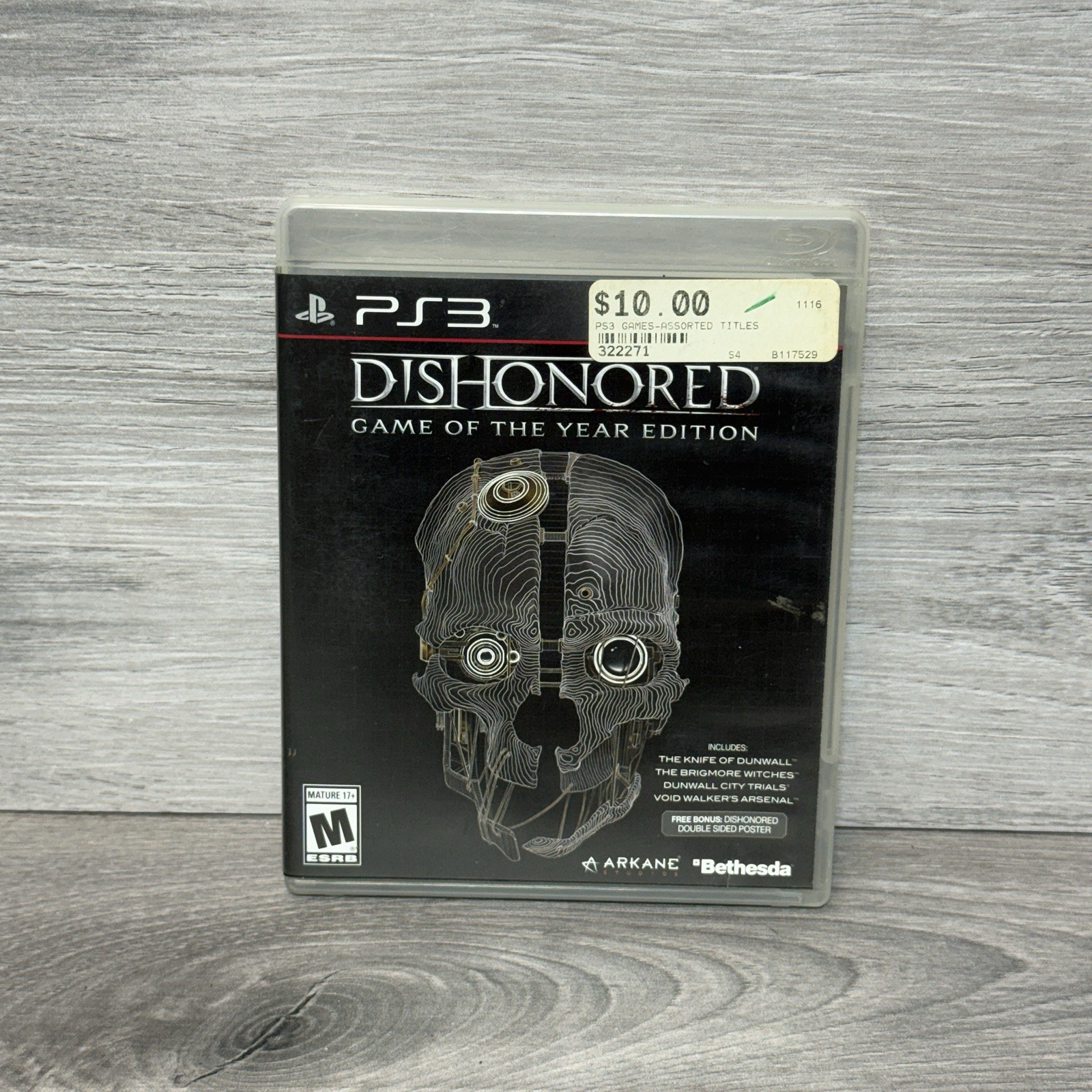 Dishonored Game of the Year Edition (Sony PlayStation 3, 2013) PS3
