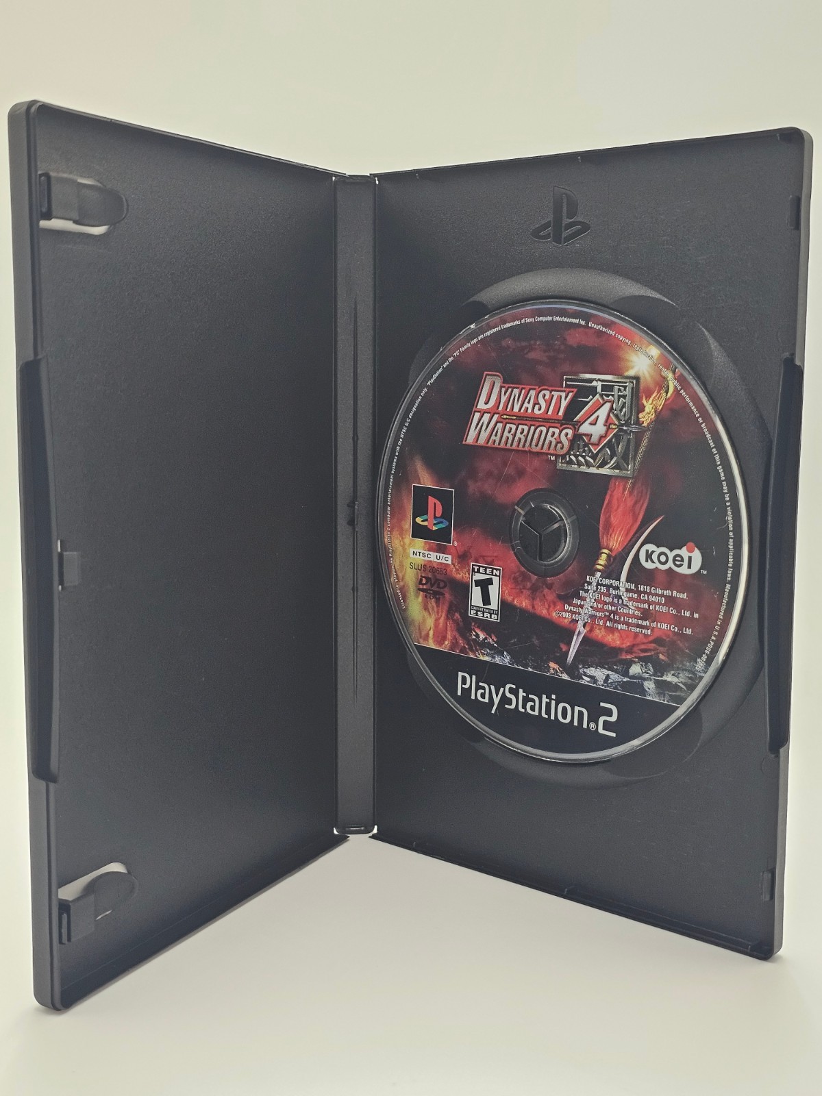 Sony Playstation 2 PS2 Dynasty Warriors 4 Disc + Case Tested