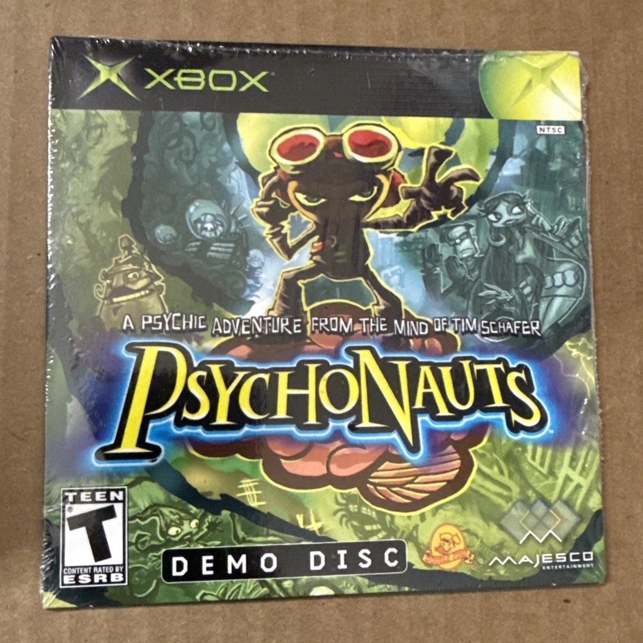 Psychonauts XBOX Demo Disc Factory Sealed Promo New