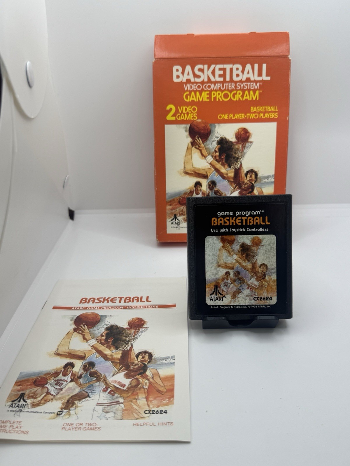 Basketball Atari 2600 Game Complete in Box CIB – Nice Box