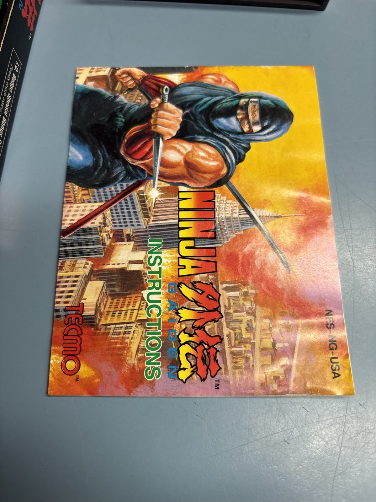 Ninja Gaiden Nintendo Entertainment System 1989 NES CIB Complete