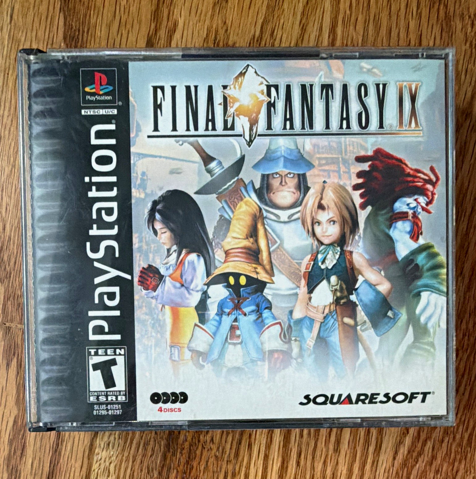 Squaresoft Final Fantasy IX (Sony PlayStation 1) 4-Disc Manual NTSC-U/C 2000 T