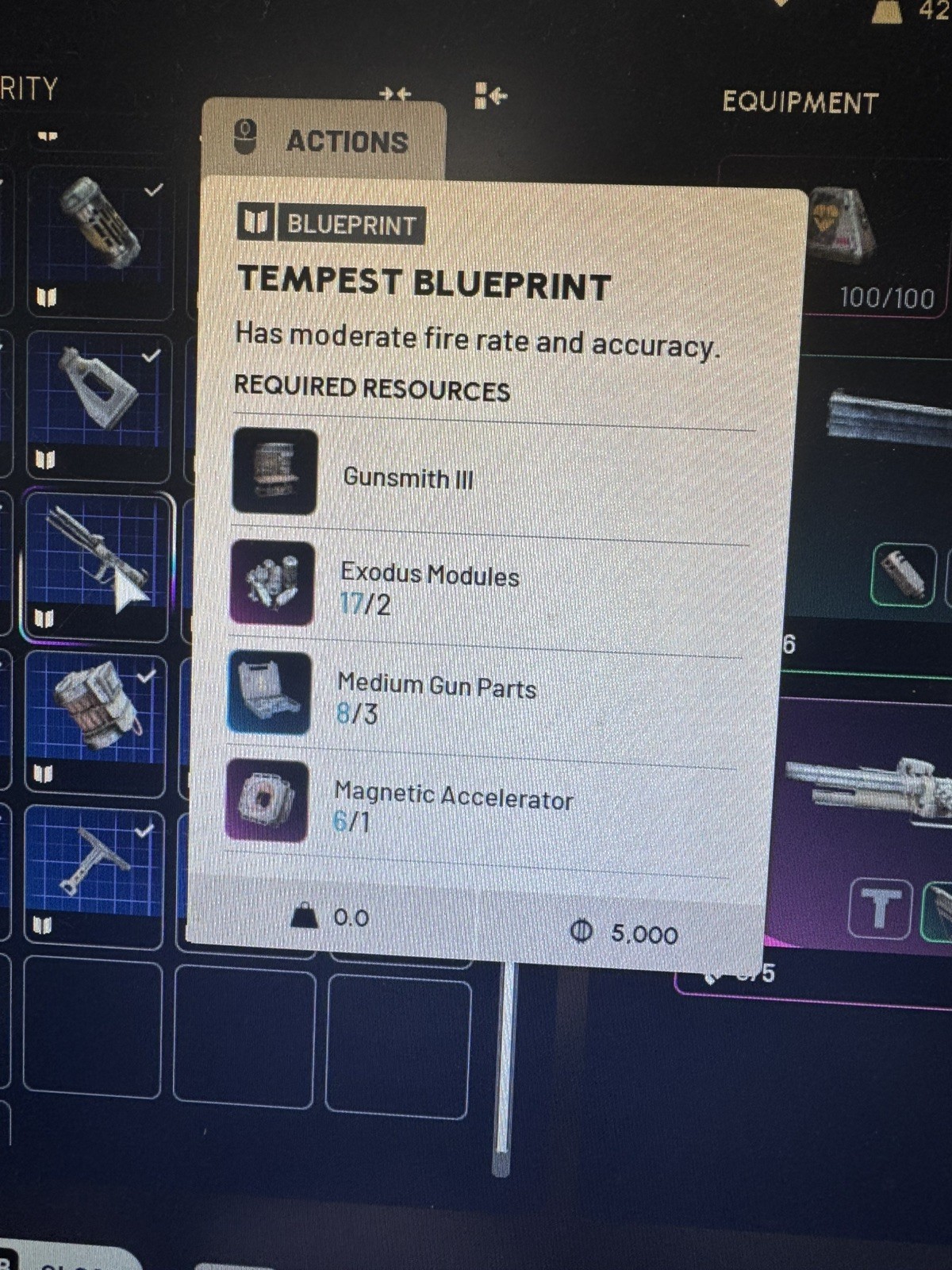 ARC Raiders Tempest Blueprint Cheap Ask about other blueprints