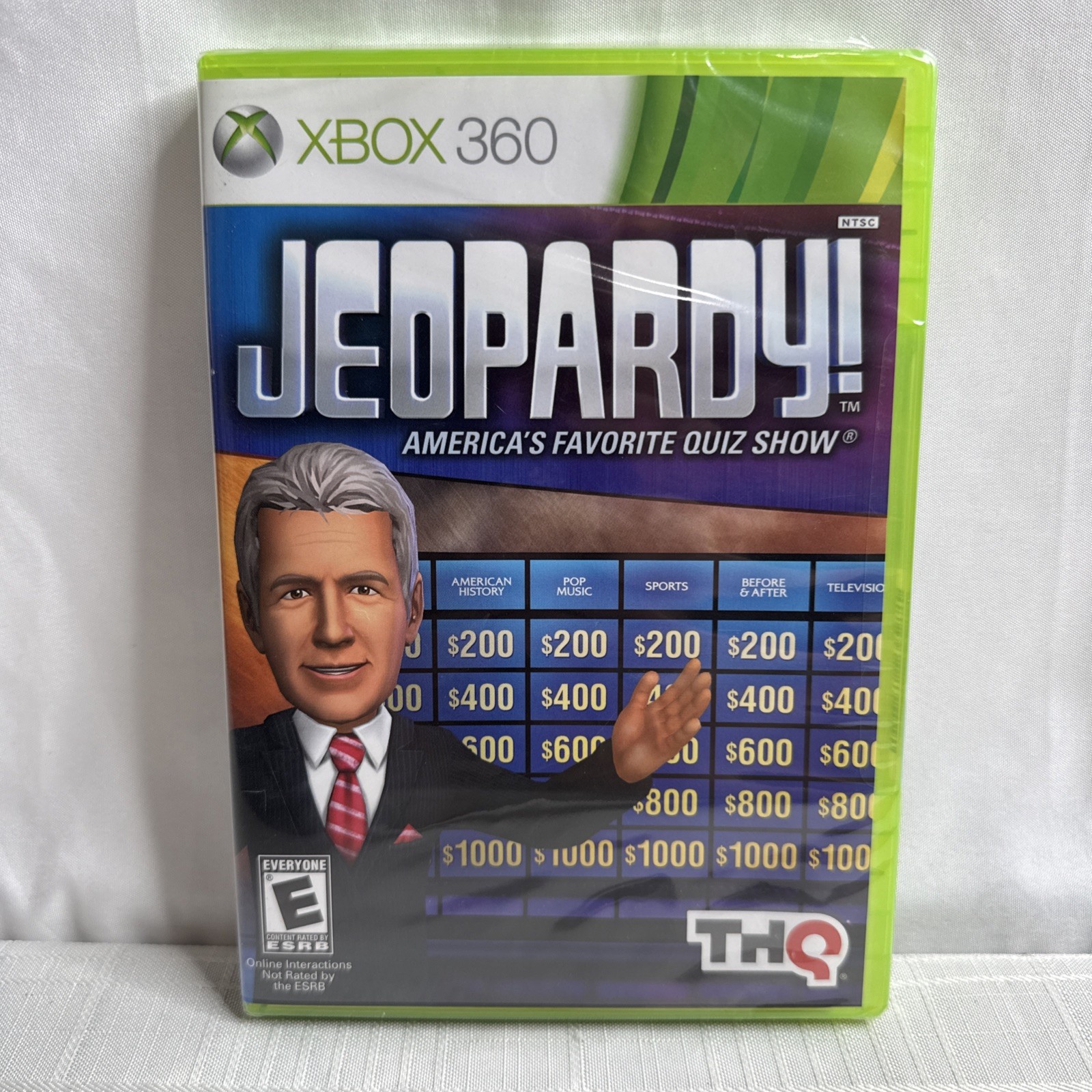 Jeopardy America’s Favorite Quiz Show Video Game Xbox 360 THQ BRAND NEW SEALED