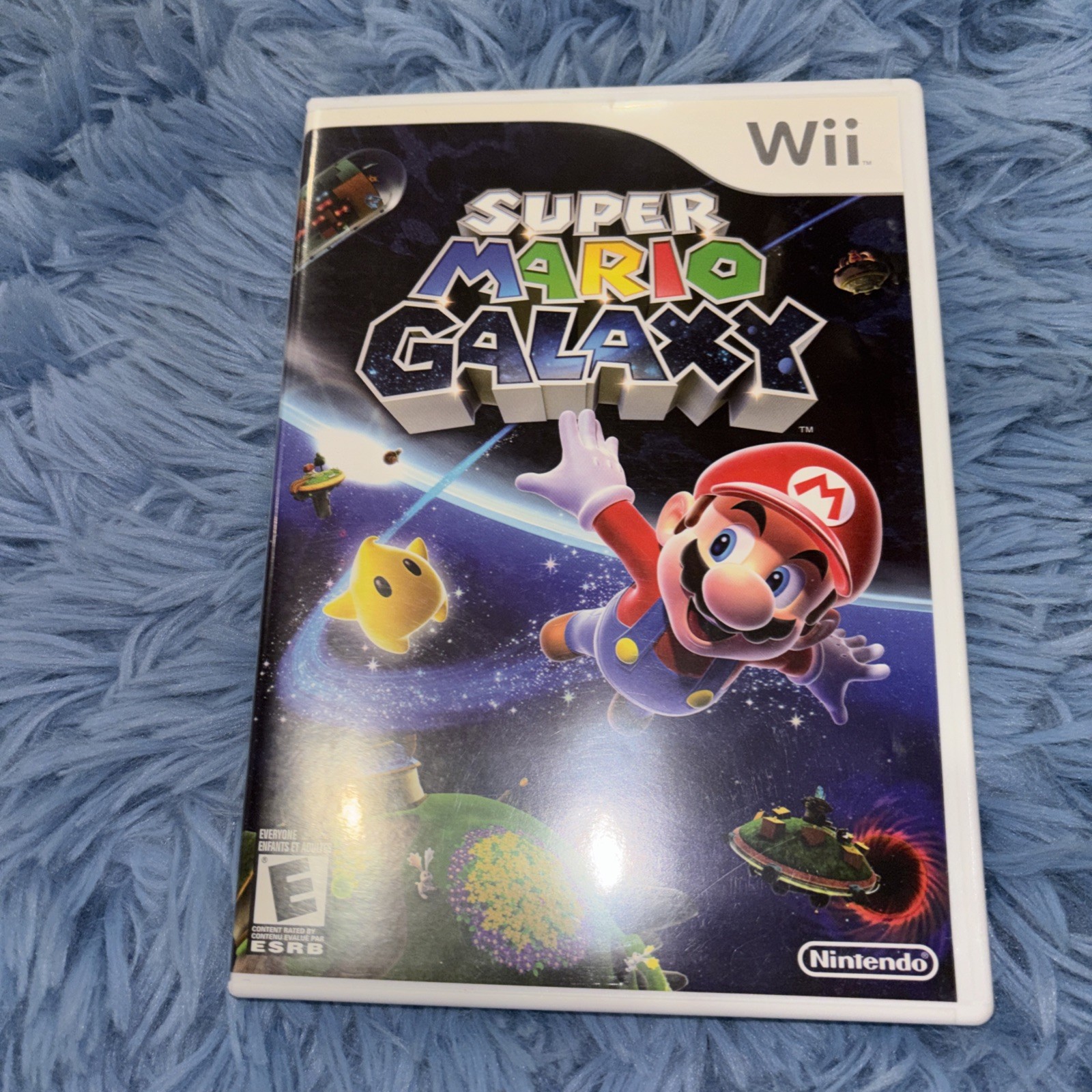 Super Mario Galaxy (Nintendo Wii, 2007) COMPLETE FREE SHIPPING