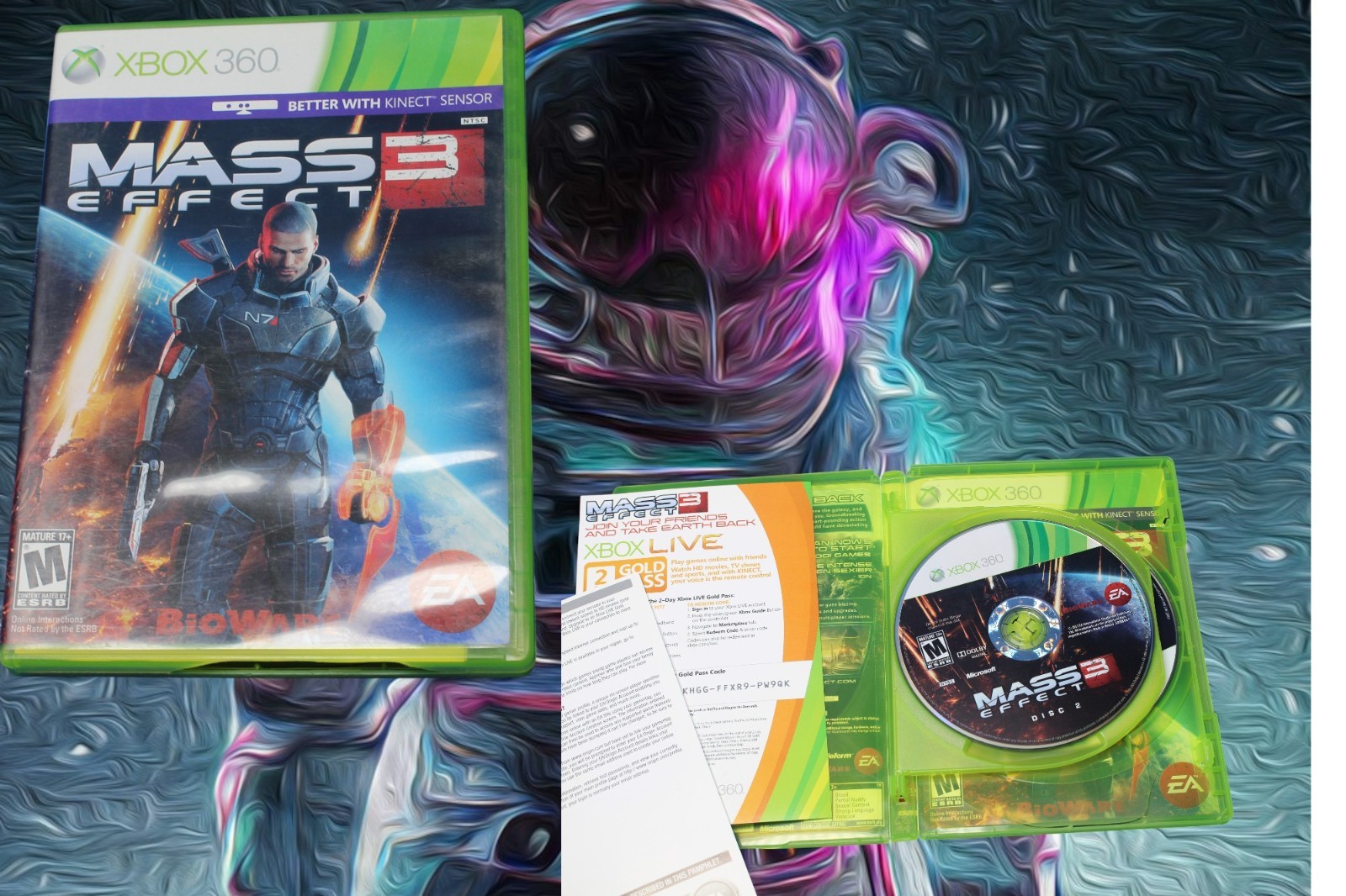 Mass Effect 3 (Microsoft Xbox 360, 2012) Complete Tested Working No Manual