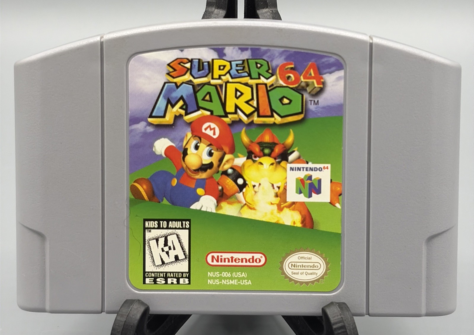 Super Mario 64 Nintendo N64 1997 Authentic💯 Tested✅ Rare 1st Print “00” Mint💎