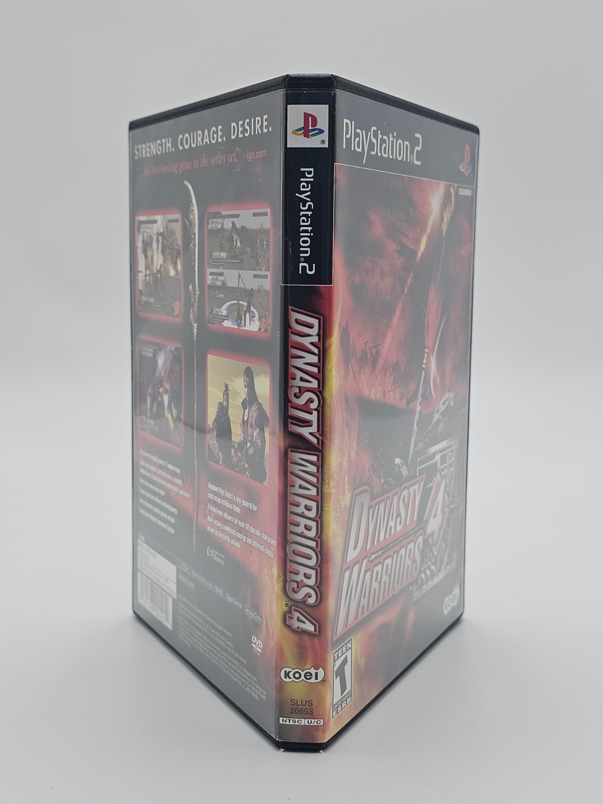 Sony Playstation 2 PS2 Dynasty Warriors 4 Disc + Case Tested