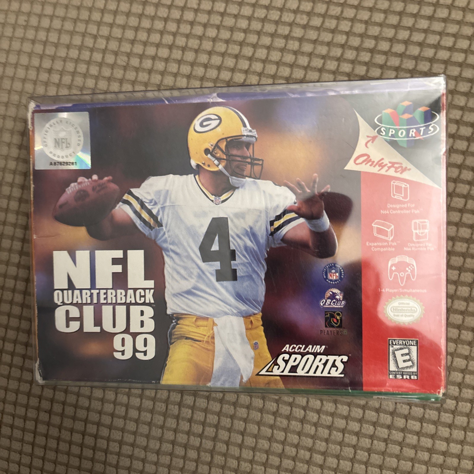NFL Quarterback Club 99 Nintendo 64 Sealed In Box