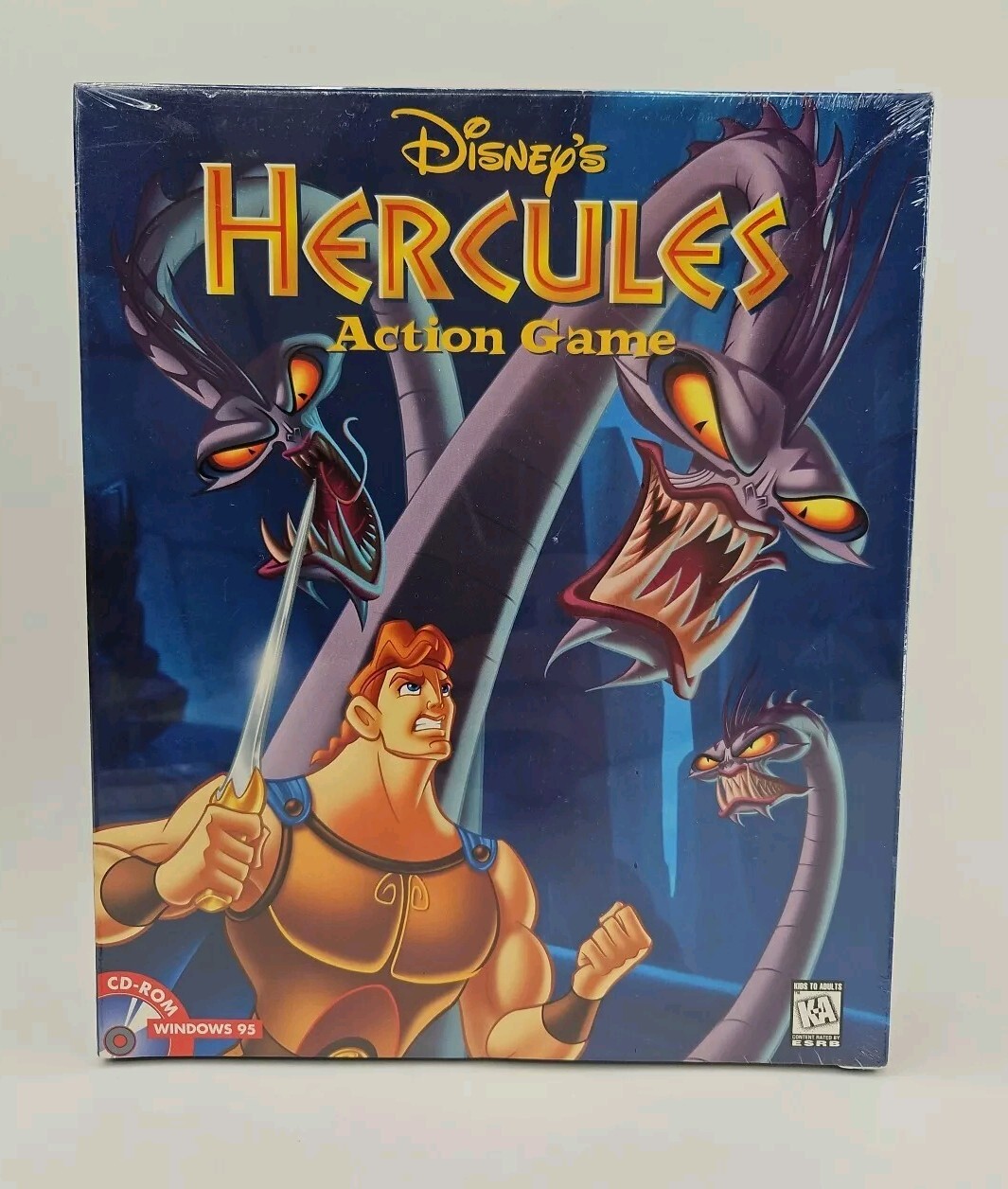 Disney’s Hercules Action Game (PC, 1997) Big Box – New Sealed