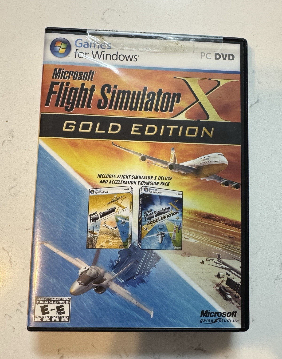Microsoft Flight Simulator X Gold Edition PC DVD Complete Security Seal Intact