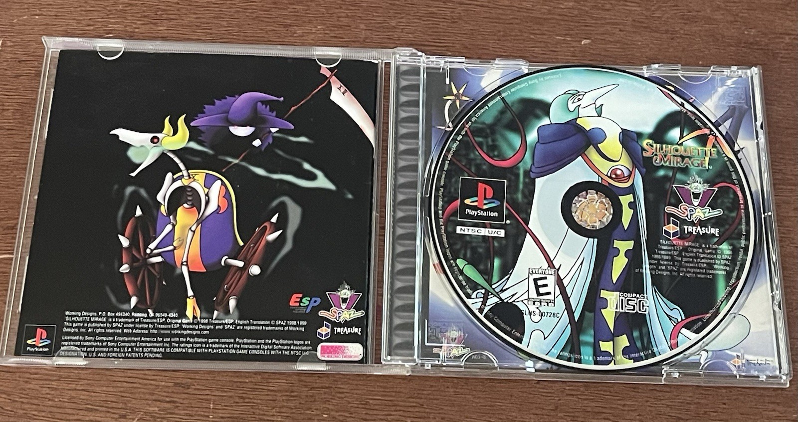 Silhouette Mirage CIB Complete Sony PlayStation 1 PS1 Clean Tested Working