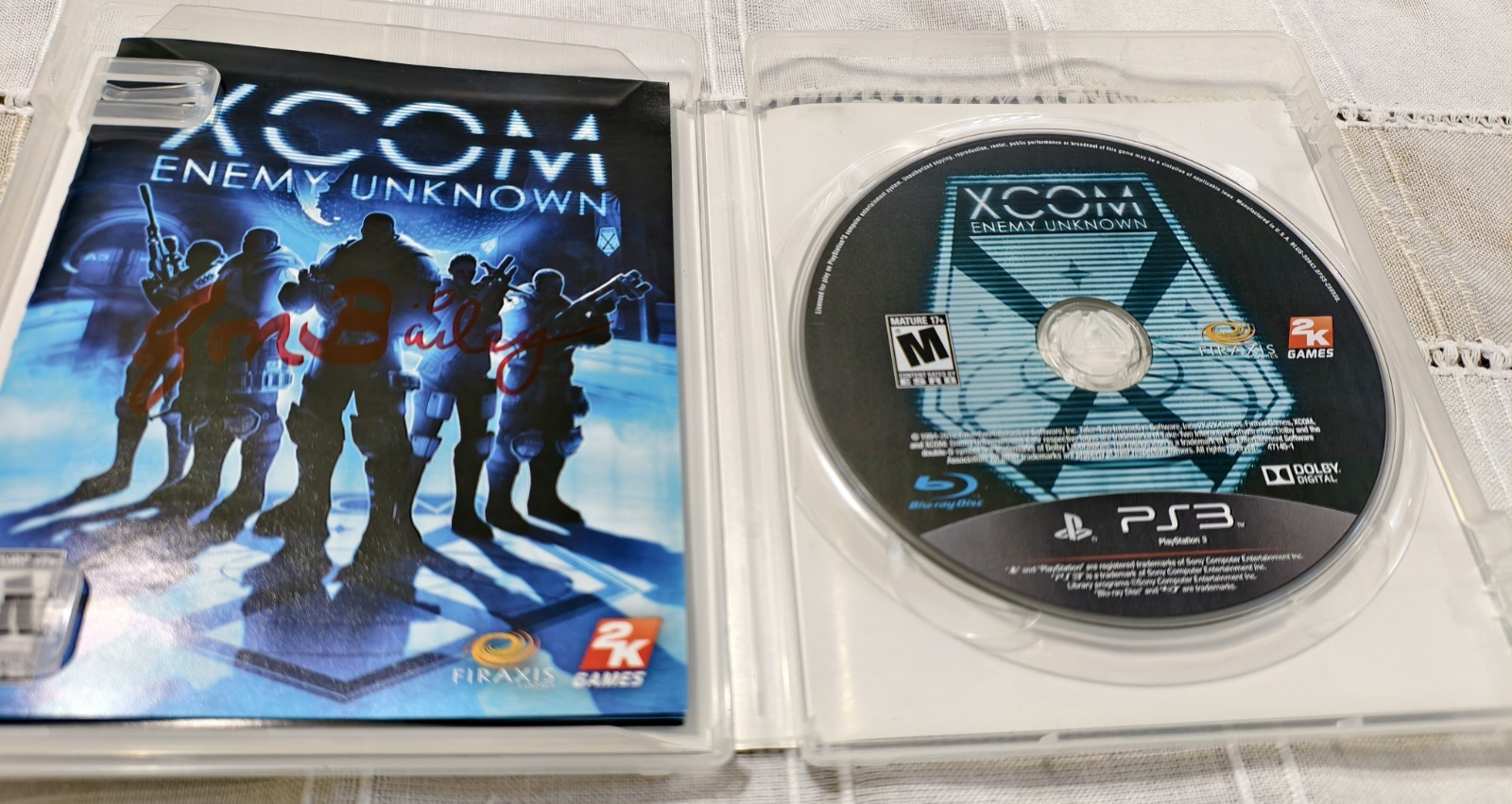 XCOM: Enemy Unknown (Sony PlayStation 3) U.S. Retail Version! SIGNED! RARE! CIB