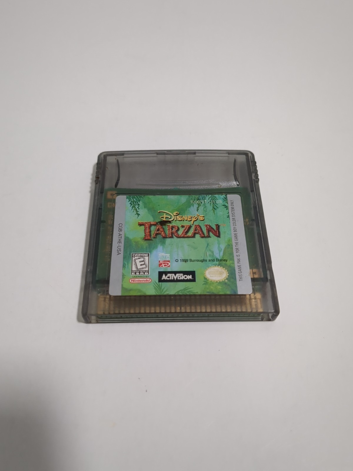 Disney’s Tarzan (Nintendo Game Boy Color, 1999), Game Only, Tested