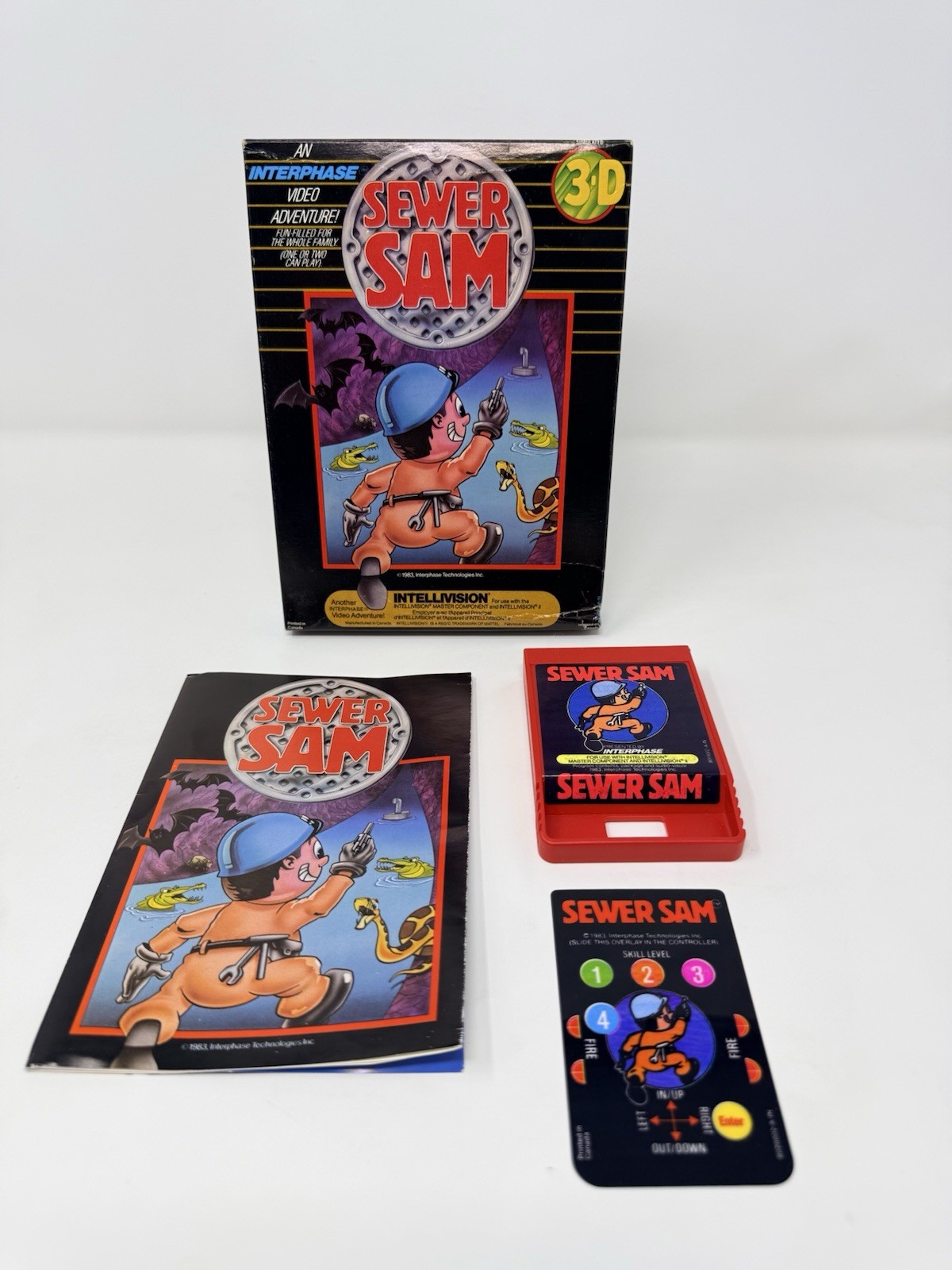 Sewer Sam Intellivision Complete CIB Tested