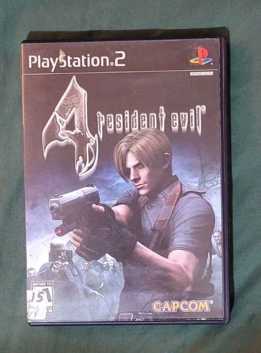 Resident Evil 4 – Sony PlayStation 2 – In Case With Book – Tested and Working