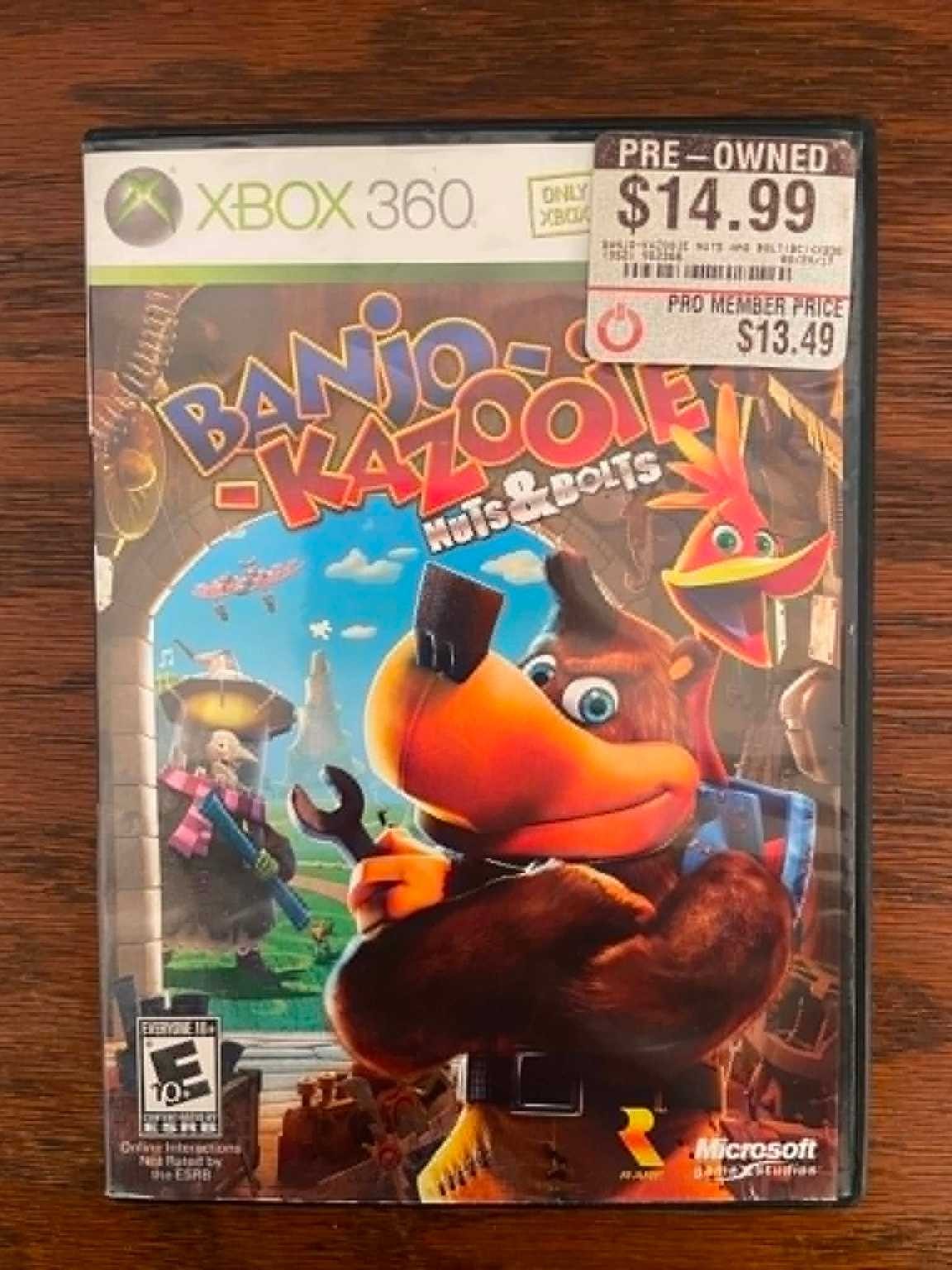 Banjo-Kazooie Nuts & Bolts Xbox 360 Video Game Multiplayer Online