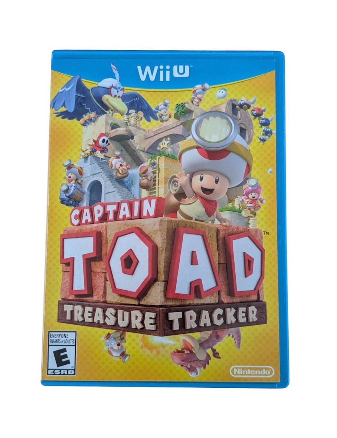 Nintendo Wii U Captain Toad: Treasure Tracker 2014 Multiplayer Disc & Case
