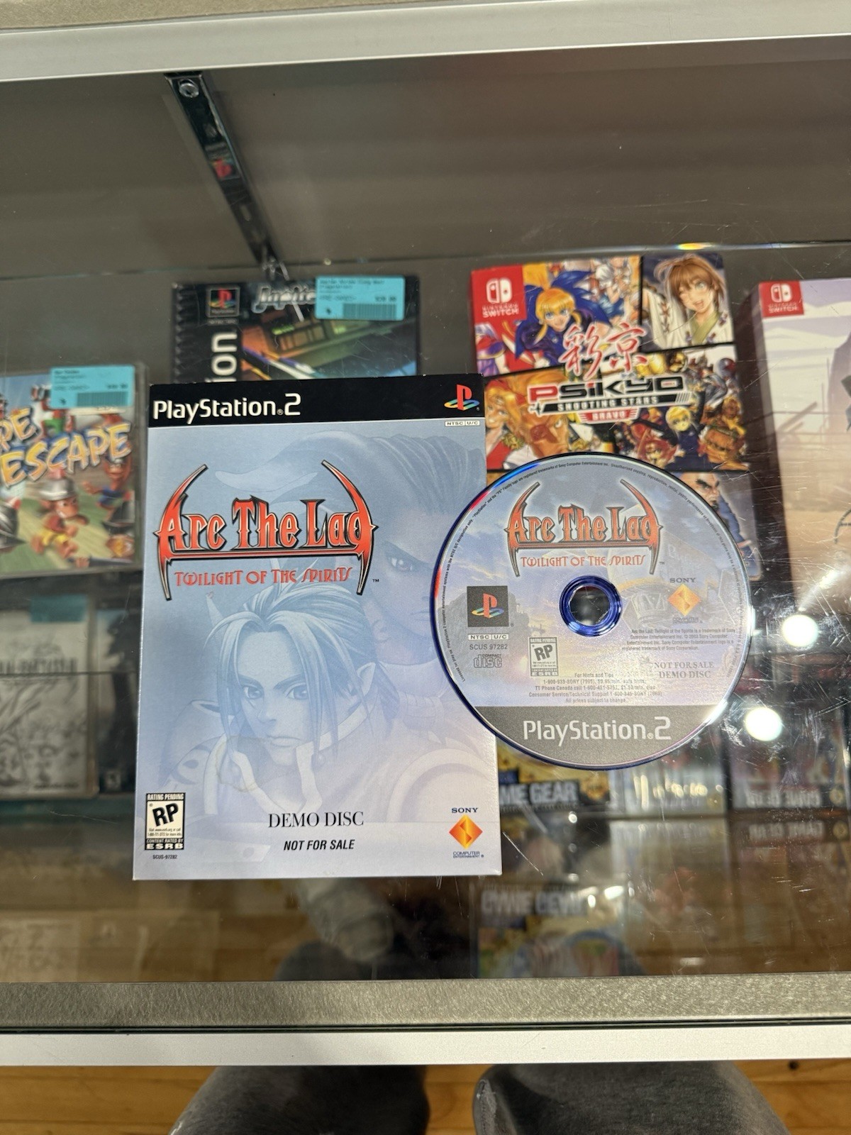 Arc the Lad Twilight of the Spirits Playstation 2 PS2 Promo Demo Disc w/ Sleeve
