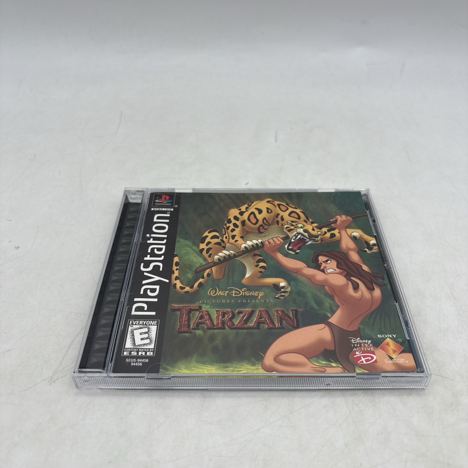 Tarzan PS1 PlayStation 1 Black Label Complete w/ Manual CIB Tested